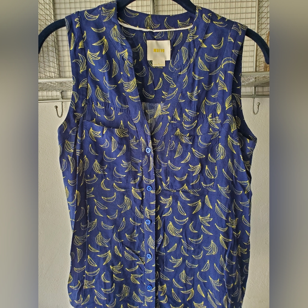 Anthropologie sleeveless top